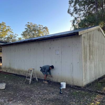 Shed Recladding